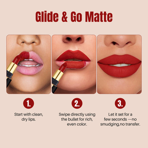 Colors Queen Luxury Matte Non-Transfer Lipstick – Waterproof & Bold