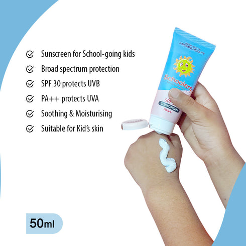 Keya Seth Aromatherapy Schoolers Kids Nourishing Cream & Mineral Sunscreen SPF 30 PA++ Combo Kit