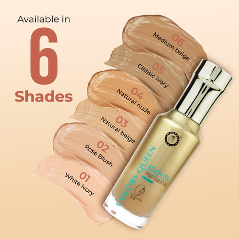 Colors Queen Airbrush Finish Foundation | 55 ML