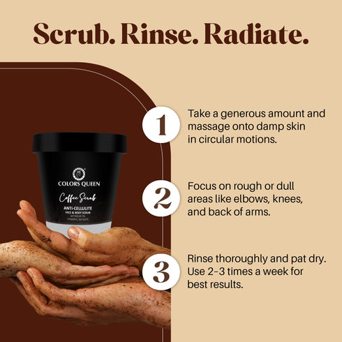 Colors Queen Coffee Scrub | 280 Gram