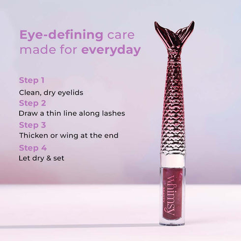 Whimsy Beauty Mermaid Liquid Kajal Liner- Purple