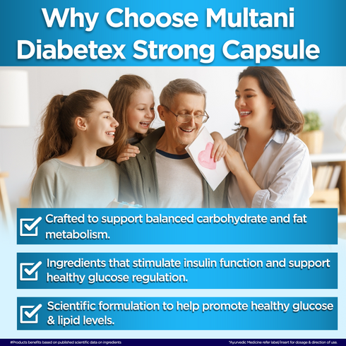 Multani Pharmaceuticals Limited Multani Diabetex Strong Capsule For useful in sugar management