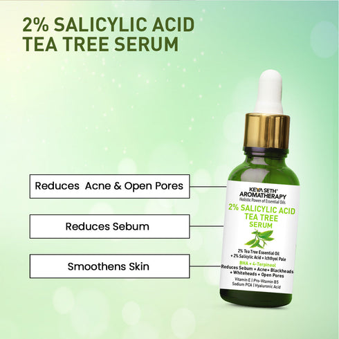 Keya Seth Aromatherapy 2% Salicylic Acid Tea Tree Serum