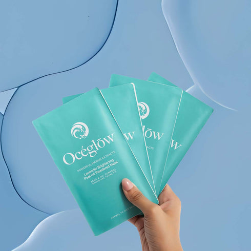 Oceglow Lavender Brightening Peel-Off Mask – 7 Sachets