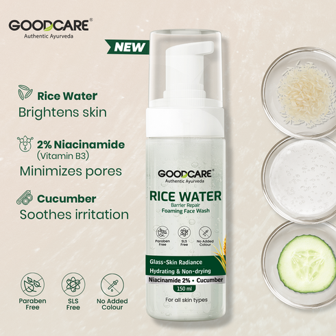 Goodcare Rice Water Foaming Face Wash