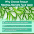 Multani Pharmaceuticals Limited Rovaan Neem & Aloe Vera Face Wash Prevents Pimple For All Skin Type