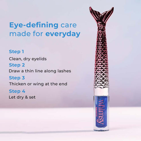Whimsy Beauty Mermaid Liquid Kajal Liner- Blue
