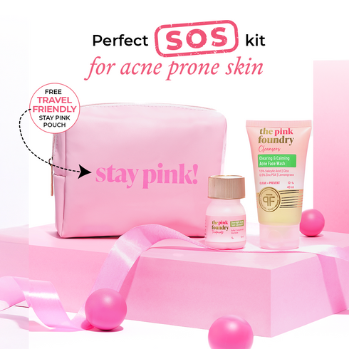 The Pink Foundry SOS Acne Fix Kit