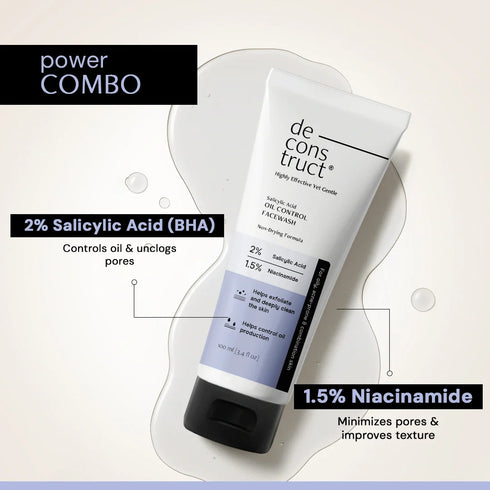 Deconstruct Oil-Free Moisturizer for Oily Skin | 3% NMF Complex + 0.2% Panthenol