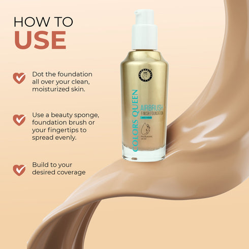 Colors Queen Airbrush Finish Foundation | 55 ML