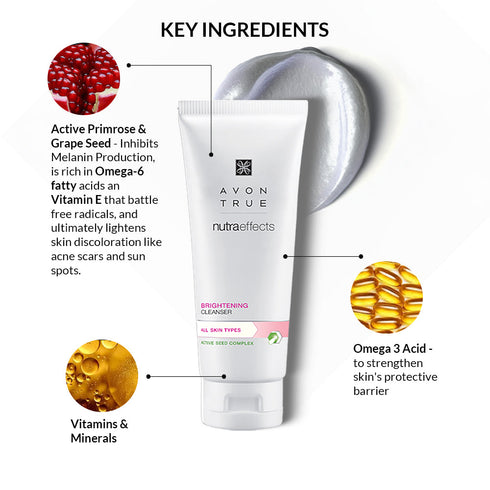 Avon NutraEffects Skin Brightening Combo Set of 4