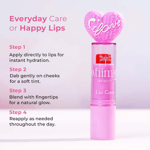 Whimsy Beauty Pixie Pout- Lip Balm (Pink)