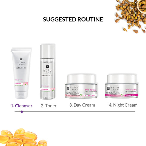 Avon NutraEffects Skin Brightening Combo Set of 4