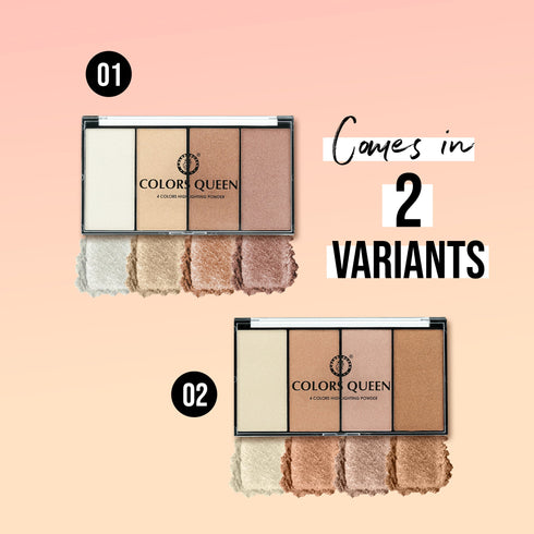 Colors Queen 4 Color Highlighting Powder | 32 Gram