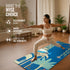 Wiselife PU Printed & Natural Rubber Yoga Mat - 6mm Rambagh
