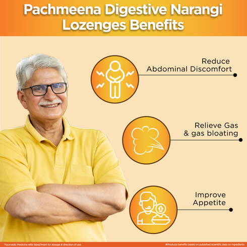 Multani Pharmaceuticals Limited Multani Pachemeena Narangi Lozenges Useful for Digestive & Flatulence