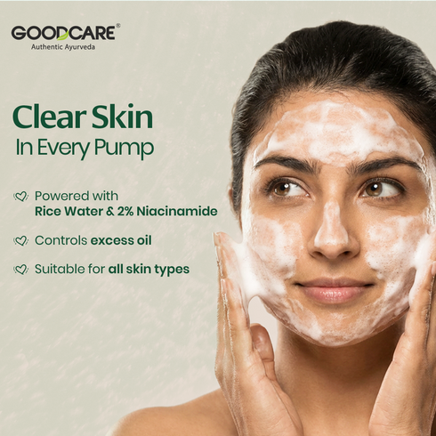 Goodcare Rice Water Foaming Face Wash