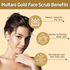 Multani Pharmaceuticals Limited Multani Naturals Gold Face Scrub For Gently Exfoliates & Unclogs Pores
