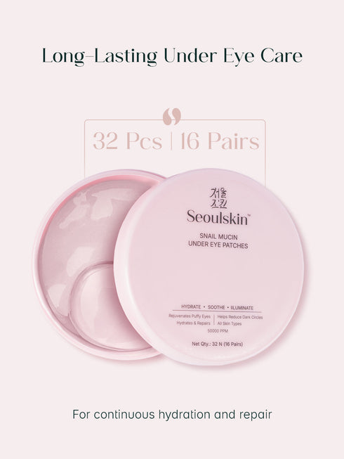 Seoulskin Snail Mucin Under Eye Patches