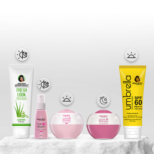 Keya Seth Aromatherapy Fair & Bright Skincare Routine