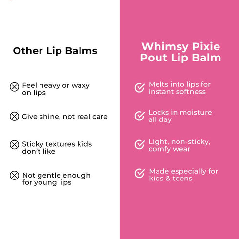 Whimsy Beauty Pixie Pout- Lip Balm (Pink)