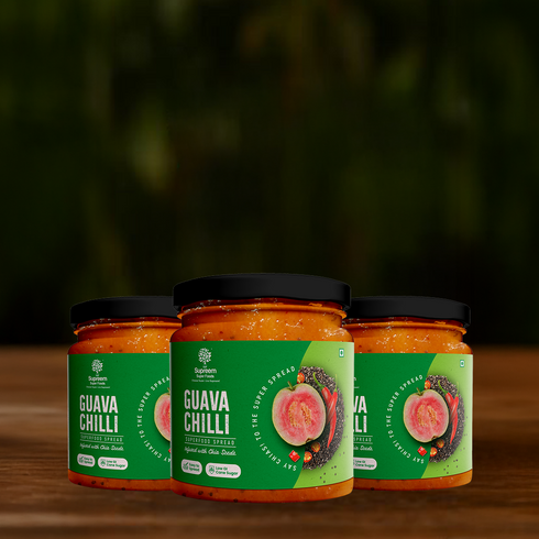 Supreem Super Foods Guava Chilli With Chia Seeds