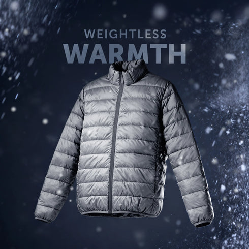 XYXX Ultra-Light Puffer Jacket - Ash Grey