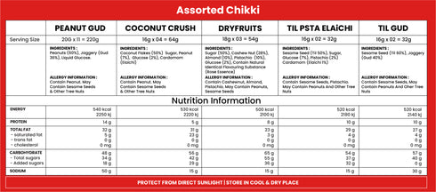 Jabsons Foods Assorted Chikki