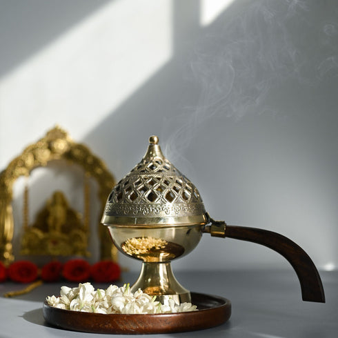 Samskara Home Atharva Dhoop Dani With Handle