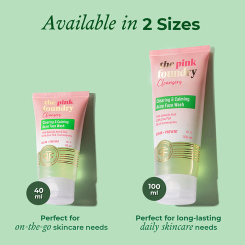 The Pink Foundry Clearing & Calming Acne Face Wash