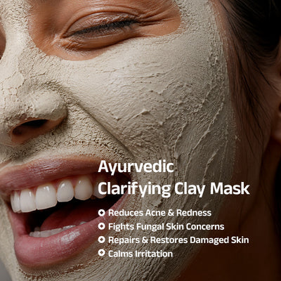 Vedix Avasya Clay Mask With Aloe Vera & Tea Tree 100gms
