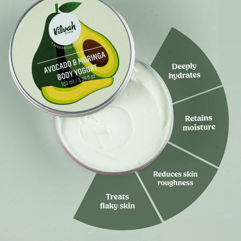 Vilvah Store Body Yogurt Avocado and Moringa