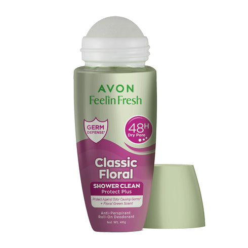 Avon Feelin Fresh Classic Floral Anti| Perspirant Roll| On Deodorant