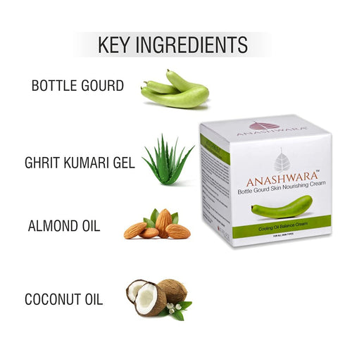 BIO RESURGE LIFE Anashwara Bottle Gourd Skin Nourishing Cream 50gm