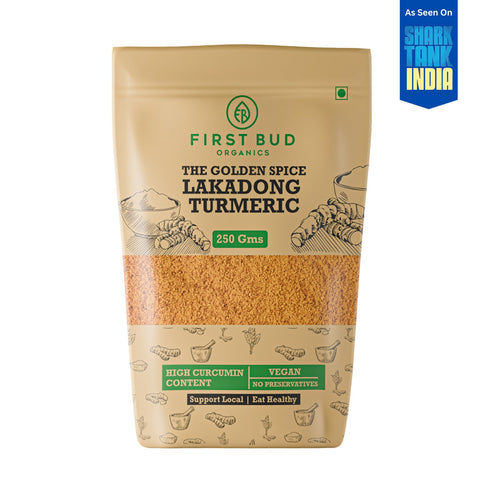 First Bud Organics Lakadong Turmeric Powder