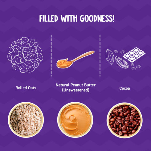 Alpino High Protein Rolled Oats Combo - Chocolate & Honey