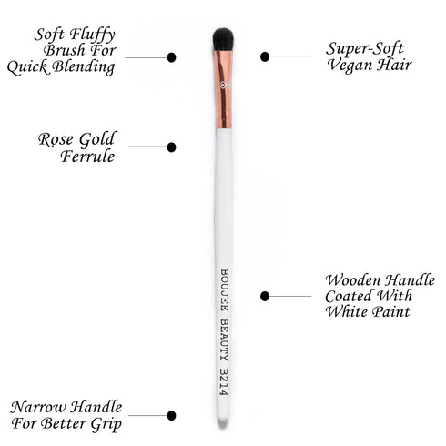 Boujee Beauty Flat Base Small Blending Brush B214