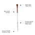 Boujee Beauty Flat Eyeshadow Applicator Brush B422