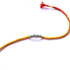 Turquoise Infinity Watch Charm Rakhi
