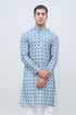 Veshbhoshaa Bluesaanchi Elegantly Casual Dark Blue Kurta Set