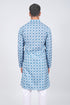 Veshbhoshaa Bluesaanchi Elegantly Casual Dark Blue Kurta Set
