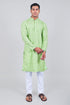 Veshbhoshaa Bluesaanchi: Effortlessly Stylish Green Kurta Sets For Men