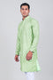Veshbhoshaa Bluesaanchi: Effortlessly Stylish Green Kurta Sets For Men