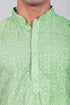 Veshbhoshaa Bluesaanchi: Effortlessly Stylish Green Kurta Sets For Men