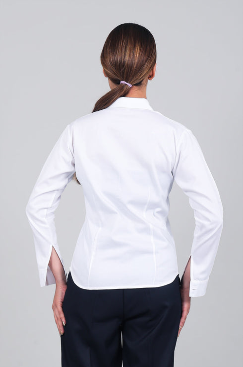 Veshbhoshaa Bluebird Women'S White Shirt