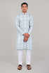 Veshbhoshaa Bluesaanchi Effortlessly Stylish Textured Multicolour Kurta Set For Men