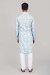Veshbhoshaa Bluesaanchi Effortlessly Stylish Textured Multicolour Kurta Set For Men