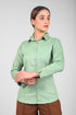 Veshbhoshaa Bluebird Women'S Light Green Shirt