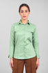 Veshbhoshaa Bluebird Women'S Light Green Shirt