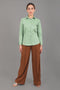 Veshbhoshaa Bluebird Women'S Caramel Bell Bottom Trouser
